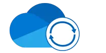 Microsoft OneDrive syncing status icon