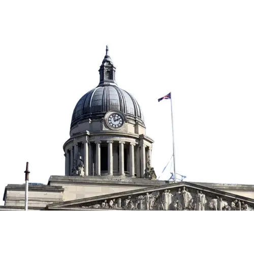 Iconic Nottingham landmark representing the city's business, culture and heritage