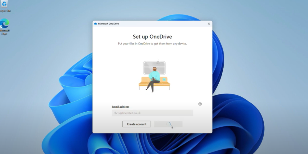 OneDrive setup