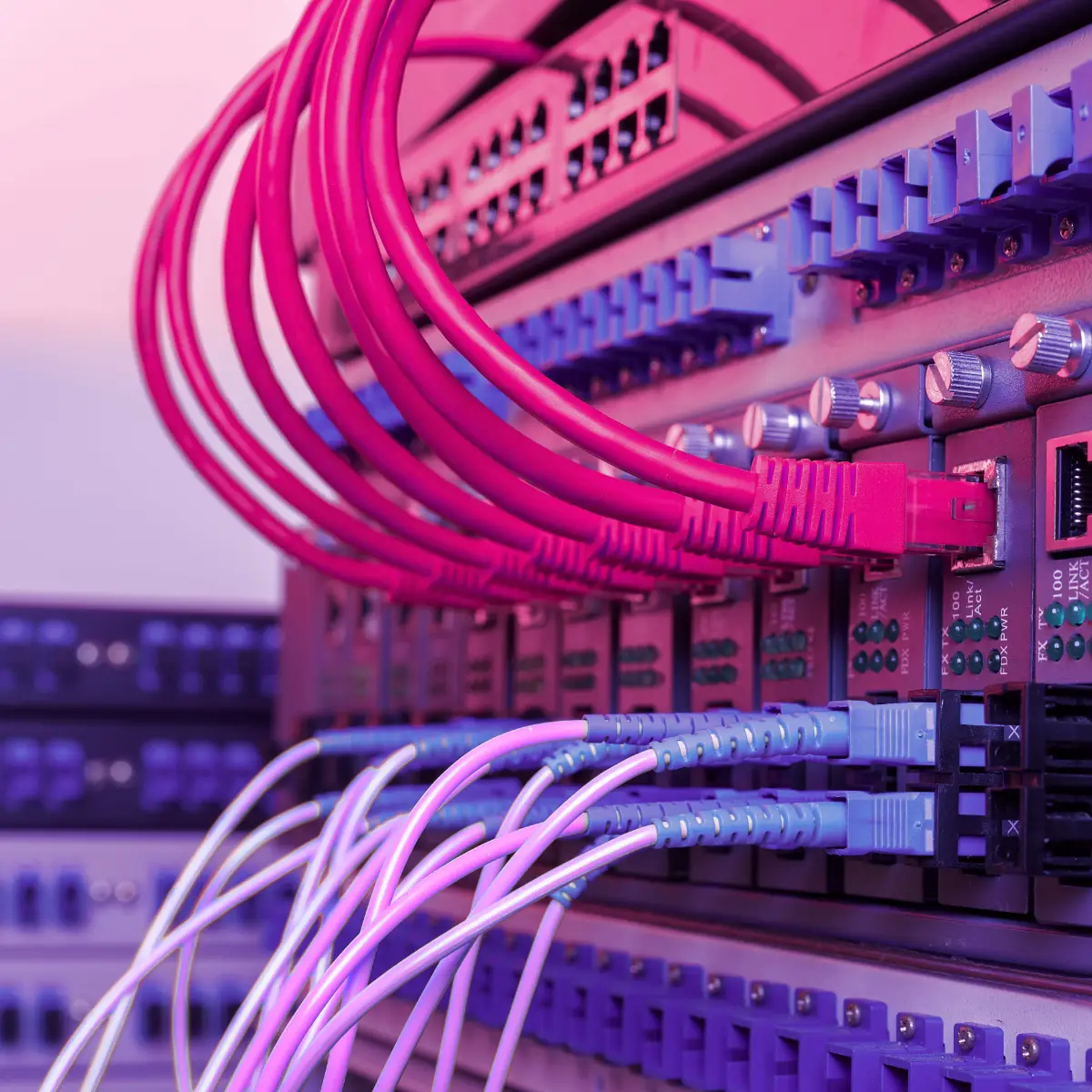 Data cabling supporting business IT and communications systems