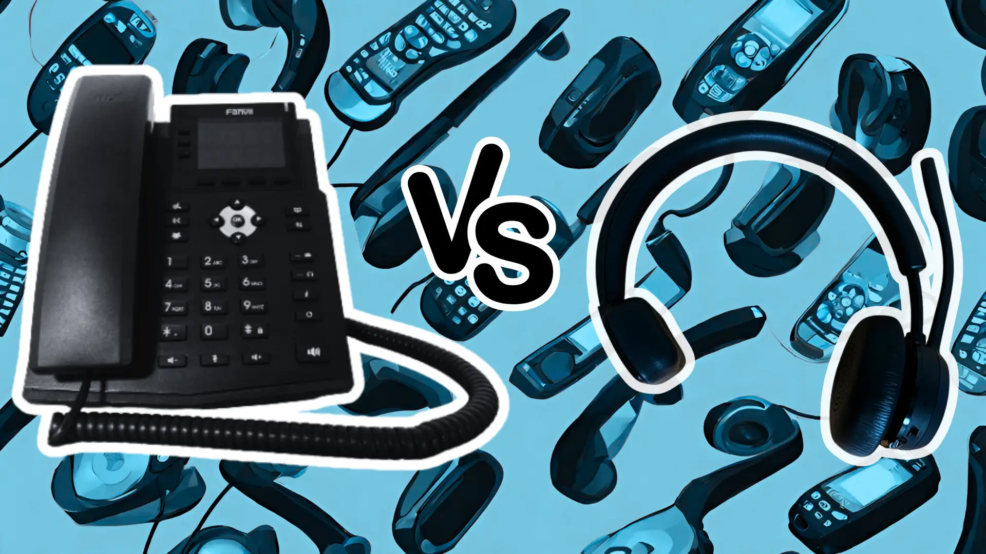 Headset vs handset comparison for business phone systems
