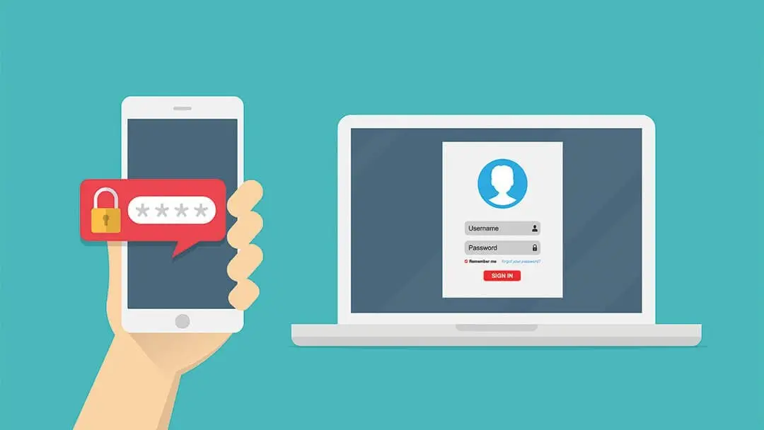 Two-factor authentication security verification on a user account