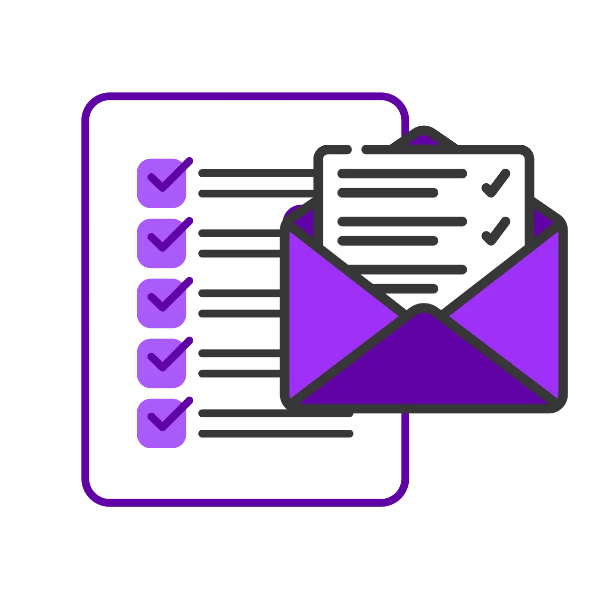 Spam email containing unwanted or suspicious messages in an inbox
